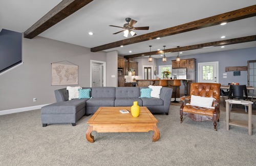 Belhaven Haus | Spacious waterfront home w/ dock, kayaks, paddleboards, cornhole & more!