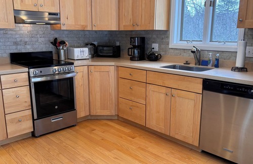 Southwest Harbor Haus | Discounted summer prices! Sunny townhome with views, POOL, EXERCISE ROOM, SAUNA!