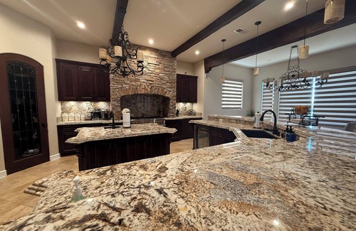 Cienega Springs Haus | Splash Landing! Dock, Pool & Hot Tub | Riverfront House & Guest