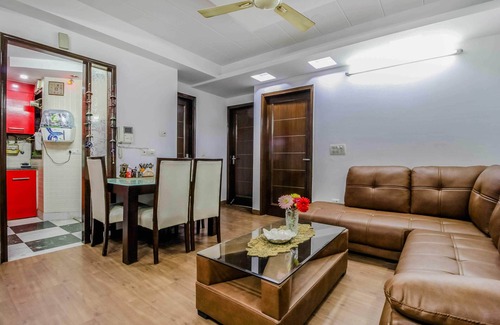 New Delhi Wohnung | Übernachten Sie im vornehmen Zentrum von Delhi in der Nähe des Stadtzentrums, familienfreundlich, privat.
