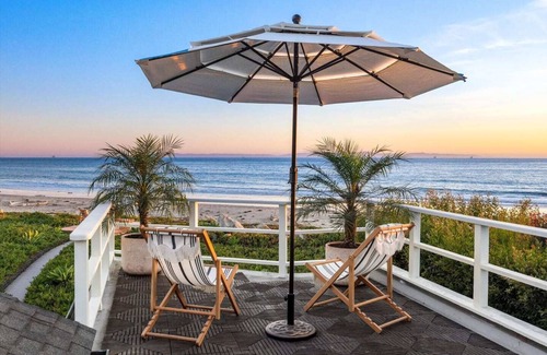 Padaro Lane Haus | Step out to Padaro Beach from this luxurious 5-bedroom 5 bath compound