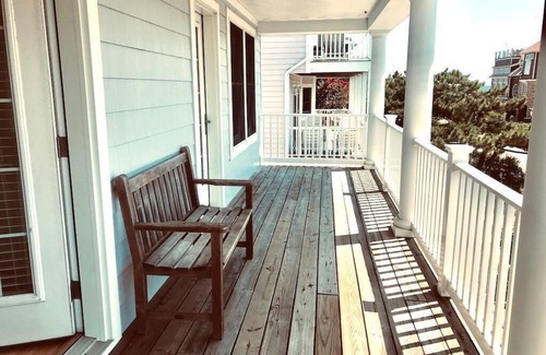 Sussex County Haus | Steps to Beach! Spacious Ocean Block Home w/ Multiple Decks & Fast WiFi