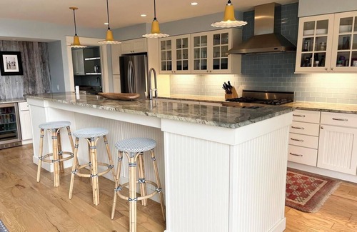 The Pines Haus | Steps to the Beach! Stunning 5-Bdrm Home with Private Pool & Resort Yard"