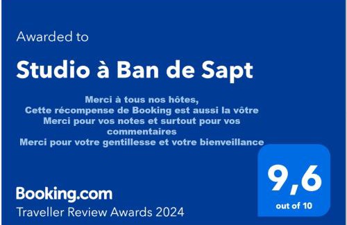 Ban-de-Sapt Wohnung | Studio à Ban de Sapt