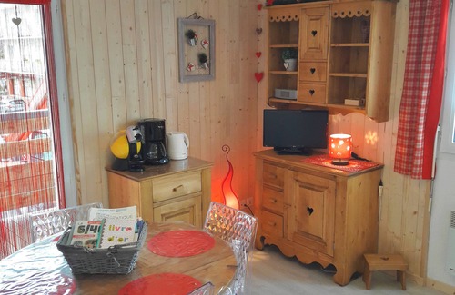 Les Rousses Wohnung | Studio 4 Personen Hyper-Center, Balkon und Garage in Les Rousses