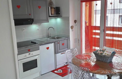 Les Rousses Wohnung | Studio 4 Personen Hyper-Center, Balkon und Garage in Les Rousses
