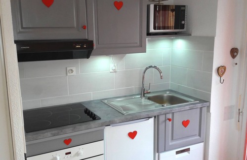 Les Rousses Wohnung | Studio 4 Personen Hyper-Center, Balkon und Garage in Les Rousses
