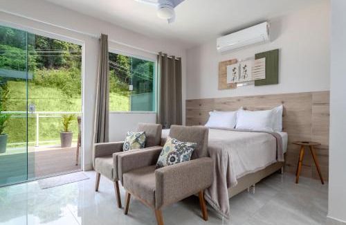 Itaipuacu Wohnung | Studio Aconchegante com Varanda garagem Tv Smart Wi-fi