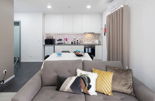 Ribeira Grande Wohnung | Einzimmerapartment '58' mit Meerblick, WLAN und Klimaanlage