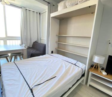Roses Wohnung | Studio avec Piscine et Parking