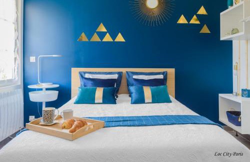 Vemars Wohnung | Studio Bleu - Parc Astérix - Mer de Sable - Villepinte - Aéroport CDG