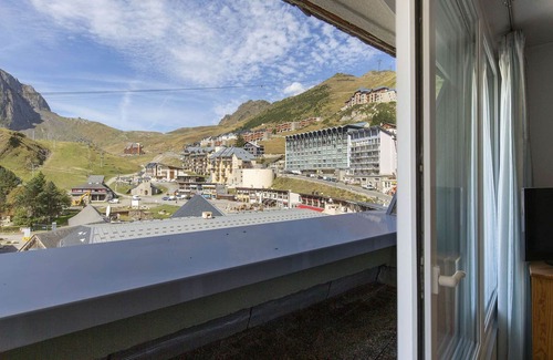 La Mongie Wohnung | Studio-Kabine für 5 Personen mit Balkon in La Mongie - Haustiere erlaubt