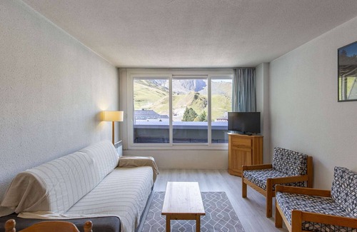 La Mongie Wohnung | Studio-Kabine für 5 Personen mit Balkon in La Mongie - Haustiere erlaubt