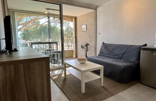 Argeles Plage Wohnung | Studio cabine à 400m de la mer avec piscines, parking privé et loggia - Argelès-sur-Mer - FR-1-225-768