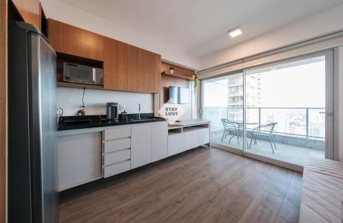 Butanta Wohnung | Studio completo com vista panorâmica - River One