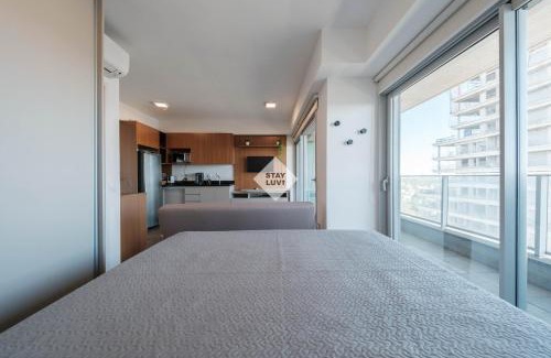 Butanta Wohnung | Studio completo com vista panorâmica - River One