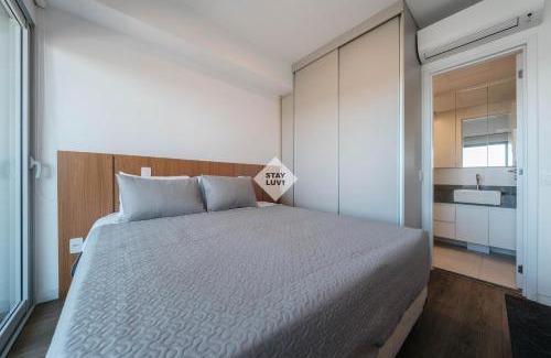 Butanta Wohnung | Studio completo com vista panorâmica - River One