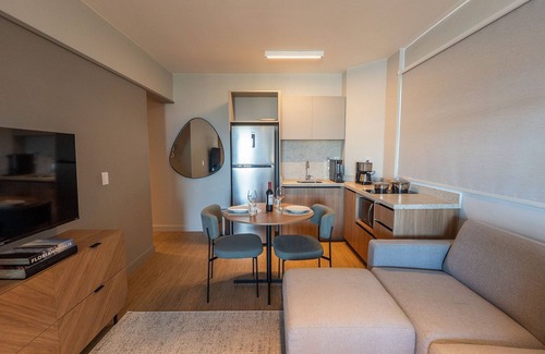 Centro Wohnung | Studio Luxo com vista