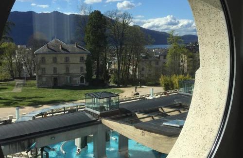 Aix-les-Bains City Center Wohnung | Studio moderne à Aix-les-Bains, proche centre-ville et Thermes, avec balcon et fibre optique ! - FR-1-555-37