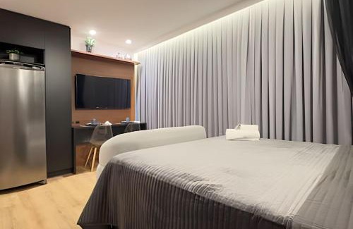 Itoupava Seca Wohnung | Studio moderno com cama Queen e piscina perto da Oktoberfest!