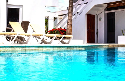 Bubali Wohnung | Studio mit Blick auf den Pool, nur wenige Minuten vom Eagle Beach auf Aruba entfernt!