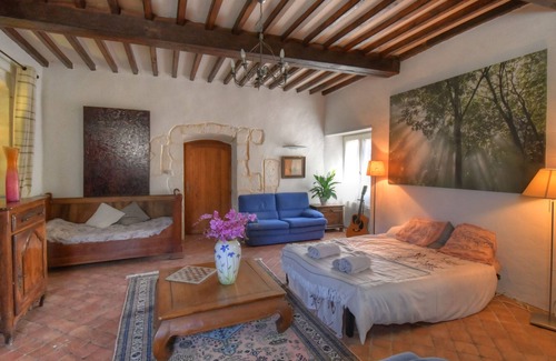 Douchapt Haus | Studio with private garden and terrace and swimming pool