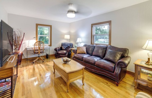 East Lansing Haus | Stunning East Lansing Retreat w/ Fire Pit!