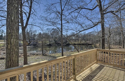 Greensboro Haus | Stunning Greensboro Home with Deck and Pond View!