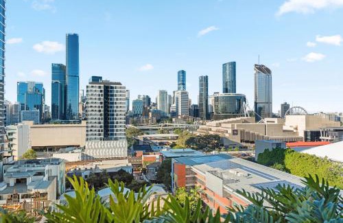 South Brisbane Wohnung | Stylish City View Apt and Best Location with Pool and Gym