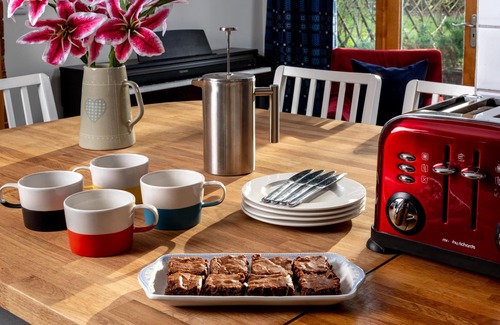 Brecon Hütte | Stilvolles Ferienhaus für 4 Personen in den Brecon Beacons