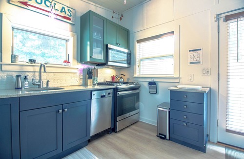 Douglas Haus | Stylish Douglas Retreat - Steps from Dunes Resort!