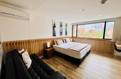 La Aguacatala Wohnung | Suite 1014 en el Poblado Aguacatala, Edificio go and Living Suites