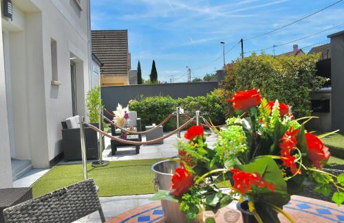 Chelles Haus | Suite avec piscine privée