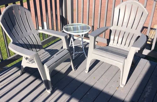 La Pointe Wohnung | Suite Two La Pointe Lodging - Suite im Motelstil mit Küchenzeile