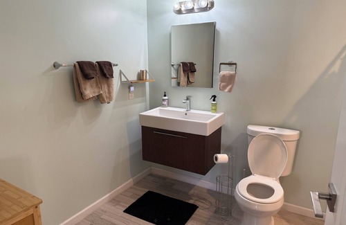 West Hyattsville Wohnung | Suite44 - Large Sunny 1-BR Suite w/ Backyard+Patio