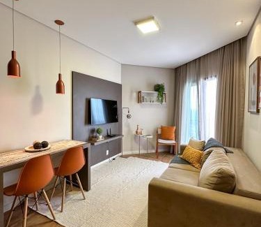 Sao Jose dos Campos Wohnung | Summit Flat, ótima localização, limpeza diária, academia e piscina