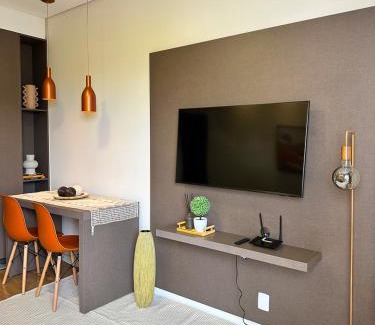 Sao Jose dos Campos Wohnung | Summit Flat, ótima localização, limpeza diária, academia e piscina