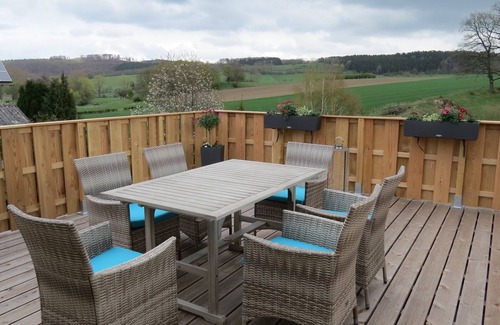 Sandebeck Wohnung | Sonnenterasse ,Aussicht, Steinheim, Detmold, Horn-Bad Meinberg, Teutoburger Wald