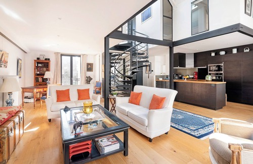 Auteuil Wohnung | Sonniges Duplex in Paris-Auteuil, bei Roland Garros - für 5 Personen