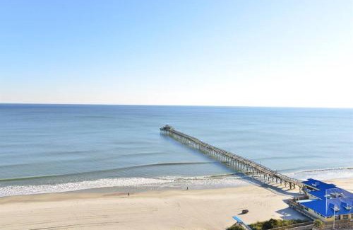 Cherry Grove Beach Haus | Suns Out Steps to Beach w Private Pool in Cherry Grove