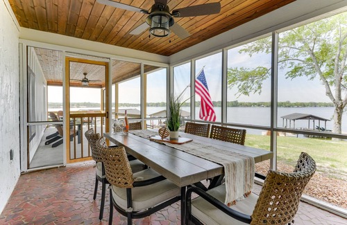 Centre Haus | 'Sunset Paradise' on Weiss Lake w/ Private Dock!