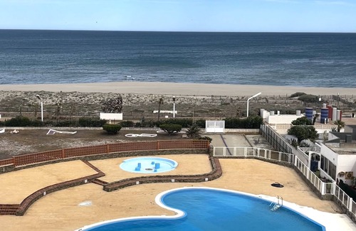 Saint-Hippolyte Wohnung | Super t 3 vue mer Piscine Clim Wifi Parking