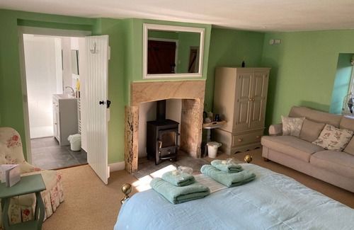 Cricket Malherbie Bed & Breakfast | Doppelzimmer-Superior-Ensuite mit Dusche-Gartenblick-The Green Room