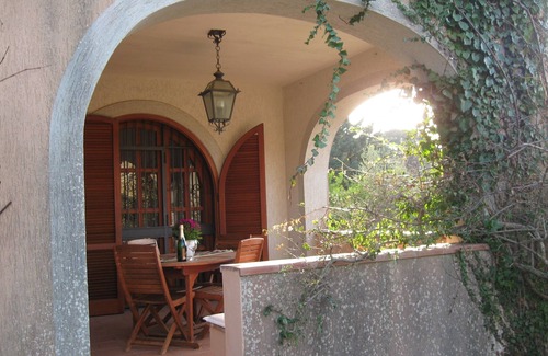 Torchiara Villa | Im grünen, großen Garten eingetaucht ist, erreicht das Meer in kurzer Zeit.