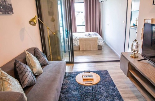 Mueang Samut Prakan District Wohnung | Swimmingpool und Fitnessstudio in der Nähe von BTS PuChao / bkbloft8 - Tambon Thepharak