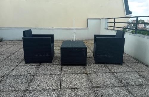 Houilles Wohnung | T3 en face de la gare, Terrasse-Rooftop, Parking