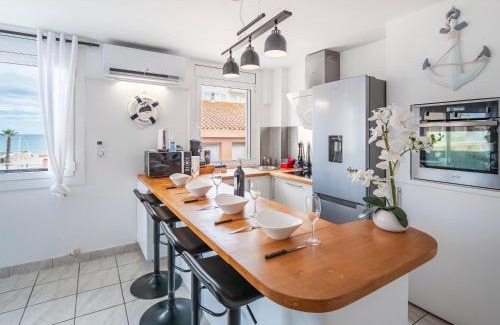 Mediterranee Wohnung | T3 Vue Mer Clim Wifi Parking