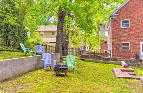 Takoma Park Wohnung | Takoma Park Apt with Wood Fire Pit Less Than 8 Mi to DC