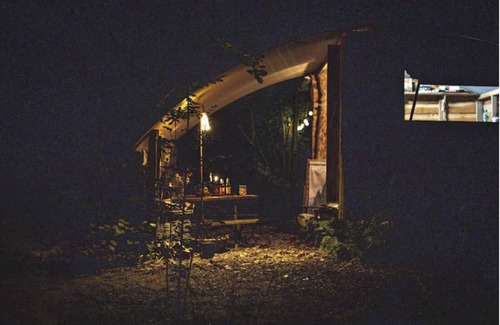 Ash Kabine | Thatched roundhouse in Somerset woodland; off-grid relaxation & campfire cooking