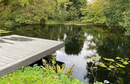 Battle Haus | The Barn House - Swimming Pond,Jacuzzi,Chicks!